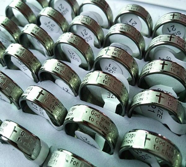 brand new 100pcs english the serenity prayer etching polished stainless steel men039s jewelry whole mixed lots2310409, Silver
brand new 100pcs english the serenity prayer etching polished stainless steel men039s jewelry whole mixed lots2310409, Silver