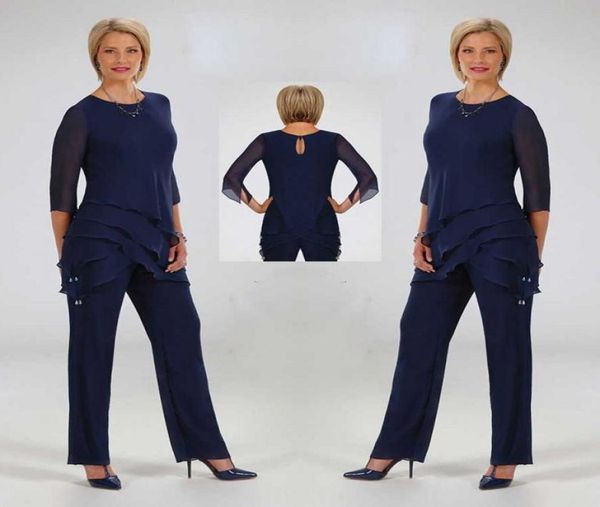 2020 ursula navy mother of the bride pant suits chiffon ankle length long sleeves wedding guest dress crystal outfit evening gowns4121266, Black;red
2020 ursula navy mother of the bride pant suits chiffon ankle length long sleeves wedding guest dress crystal outfit evening gowns4121266, Black;red