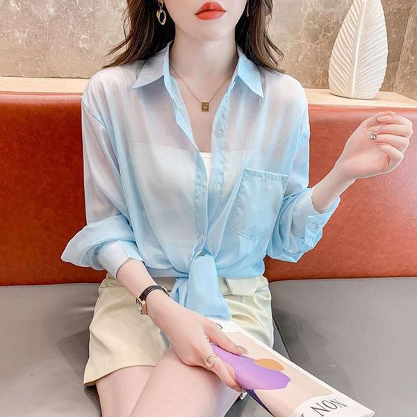 short stature ice silk sunblock womens shirt summer thin versatile mid long sleeved cardigan top, White
short stature ice silk sunblock womens shirt summer thin versatile mid long sleeved cardigan top, White