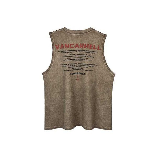 washed old letter printed camisole for men summer street loose sleeveless t-shirt, White;black
washed old letter printed camisole for men summer street loose sleeveless t-shirt, White;black
