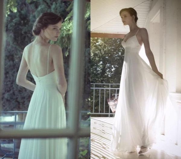 2021 simple flora bridal beach backless wedding dresses chiffon spaghetti straps lace corset sheath bridal gowns dl13128295528195, White
2021 simple flora bridal beach backless wedding dresses chiffon spaghetti straps lace corset sheath bridal gowns dl13128295528195, White