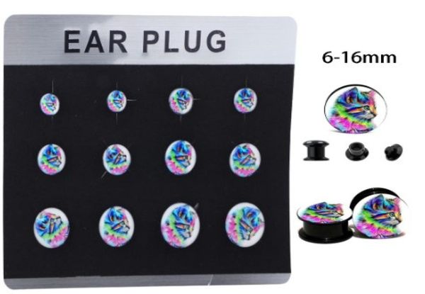 mix 6 sizes 5 cards internal thread ear expander plugs kit screw flesh tunnel gauge earring stretchering body piercing8290954, Silver
mix 6 sizes 5 cards internal thread ear expander plugs kit screw flesh tunnel gauge earring stretchering body piercing8290954, Silver