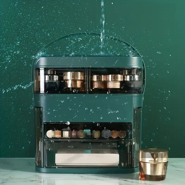 1pc vanity cosmetics storage box, deskmakeup skin care products storage rack with drawer, dressing table portable high-end acrylic jewelry s
1pc vanity cosmetics storage box, deskmakeup skin care products storage rack with drawer, dressing table portable high-end acrylic jewelry s