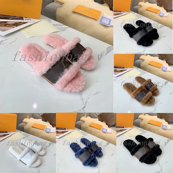 designer women lock it wool slippers ladies fur wool plush slider lamb leather sandals flat heels family casual shoes luxury autumn winter p, Black
designer women lock it wool slippers ladies fur wool plush slider lamb leather sandals flat heels family casual shoes luxury autumn winter p, Black