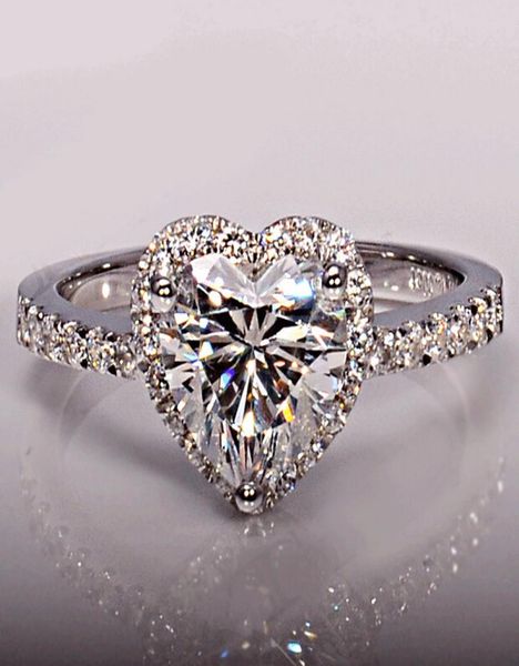 brand jewelry heart cut 1ct cz 5a zircon stone 925 sterling silver women engagement wedding band ring sz 4119091375, Slivery;golden
brand jewelry heart cut 1ct cz 5a zircon stone 925 sterling silver women engagement wedding band ring sz 4119091375, Slivery;golden