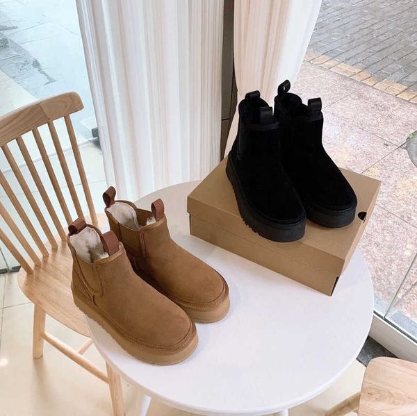 new australia classic snow boots chestnut neumel platform chelsea suede boot women ankle knee booties designer newm series bootie lady junio, Black
new australia classic snow boots chestnut neumel platform chelsea suede boot women ankle knee booties designer newm series bootie lady junio, Black