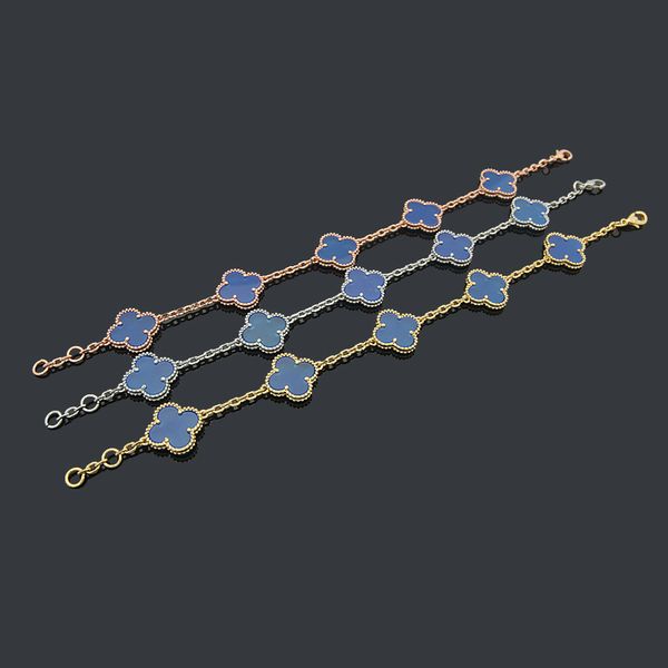 gold silver color women designer bangles blue shell brass classic five four-leaf flowers bracelet luxury couple bracelets wholesale, Black
gold silver color women designer bangles blue shell brass classic five four-leaf flowers bracelet luxury couple bracelets wholesale, Black