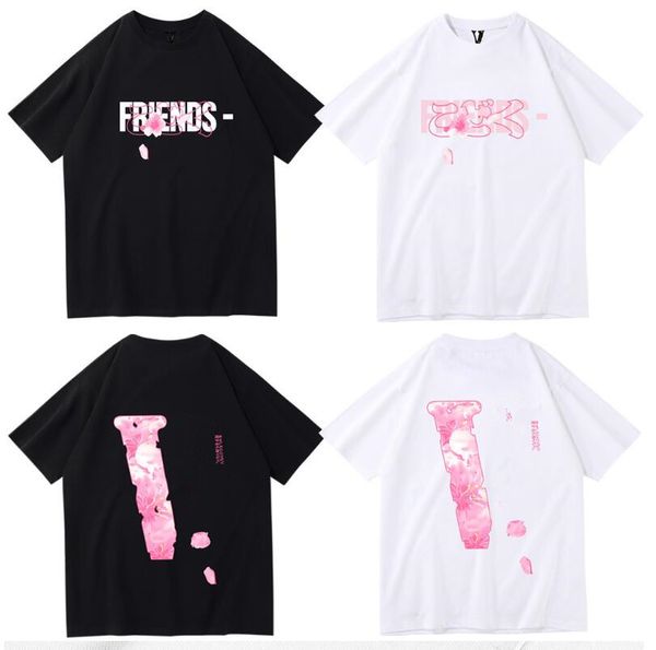 23ss new trendy brand vlonees summer new big v-print short sleeve men's and women's loose casual round neck t-shirt, White;black
23ss new trendy brand vlonees summer new big v-print short sleeve men's and women's loose casual round neck t-shirt, White;black