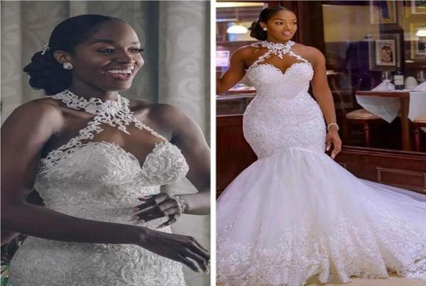 arabic aso ebi vintage lace beaded mermaid wedding dresses sheer neck halter sleeveless bridal dresses gowns with buttons back bc54886272, White
arabic aso ebi vintage lace beaded mermaid wedding dresses sheer neck halter sleeveless bridal dresses gowns with buttons back bc54886272, White