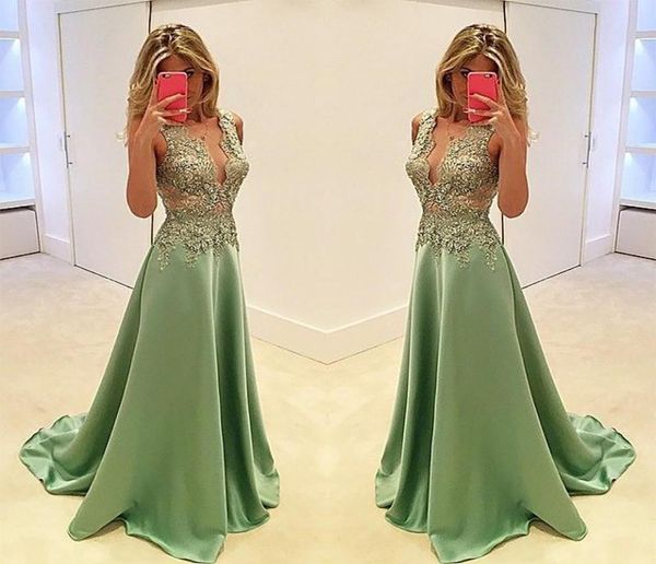 prom dresses plunging v neck olive green satin lace appliques beaded illusion long evening gowns wear plus size formal party dress4005324, Black;red
prom dresses plunging v neck olive green satin lace appliques beaded illusion long evening gowns wear plus size formal party dress4005324, Black;red