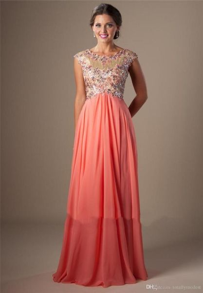 coral chiffon modest prom dresses with cap sleeves aline beaded crystals floor length university prom gowns custom made fast ship2522263, Black
coral chiffon modest prom dresses with cap sleeves aline beaded crystals floor length university prom gowns custom made fast ship2522263, Black