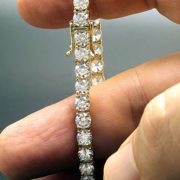 real 10k 14k solid gold lab grown diamond tennis chain 3mm 4mm 5mm necklace bracelet men and women fine jewelry, Silver
real 10k 14k solid gold lab grown diamond tennis chain 3mm 4mm 5mm necklace bracelet men and women fine jewelry, Silver