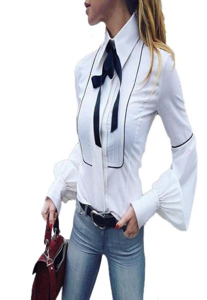 2018 womens and blouses vintage white bow o neck long sleeve shirt fashion office lady clothing camisa feminina8898806
2018 womens and blouses vintage white bow o neck long sleeve shirt fashion office lady clothing camisa feminina8898806