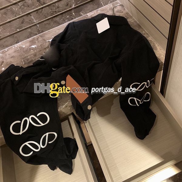 women jacket pnats leter embroidered long sleeve trousers coat autumn spring woman pants, Black
women jacket pnats leter embroidered long sleeve trousers coat autumn spring woman pants, Black