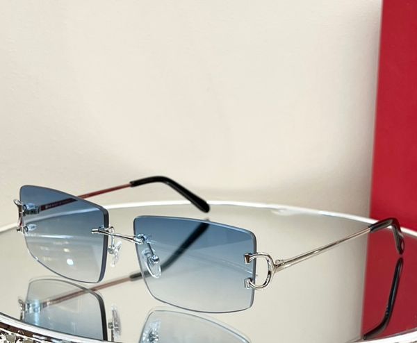 rectangle rimless sunglasses silver blue gradient men summer sunnies gafas de sol sonnenbrille uv400 eye wear with box, White;black
rectangle rimless sunglasses silver blue gradient men summer sunnies gafas de sol sonnenbrille uv400 eye wear with box, White;black