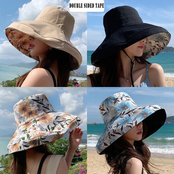 wide brim hats bucket hats spring and summer women's double sided printed fisherman bucket basin sun hat big brim fashion hat outdoor c, Blue;gray
wide brim hats bucket hats spring and summer women's double sided printed fisherman bucket basin sun hat big brim fashion hat outdoor c, Blue;gray