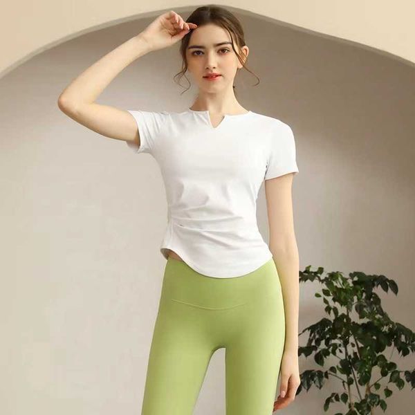 yoga women v neck comfortable elastic fitness running short sleeve with chest pad lulu summer tee sports tight gym t-shirt clothes lemon
yoga women v neck comfortable elastic fitness running short sleeve with chest pad lulu summer tee sports tight gym t-shirt clothes lemon