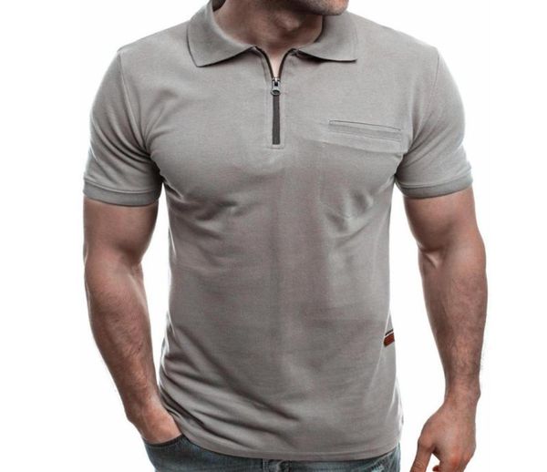 men039s polos shirt men summer solid shorts sleeve casual clothes zipper pocket tee for brand plus size5380754, White;black
men039s polos shirt men summer solid shorts sleeve casual clothes zipper pocket tee for brand plus size5380754, White;black