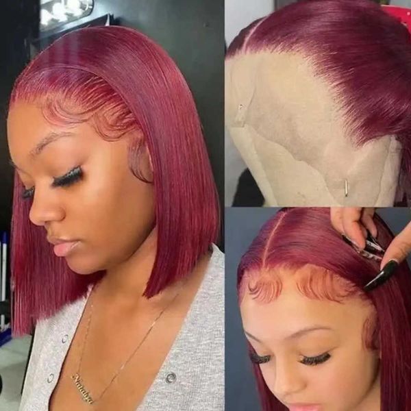 before 2024 lace wig short hair women's bobo head wine red lace wig set 230816, Black
before 2024 lace wig short hair women's bobo head wine red lace wig set 230816, Black