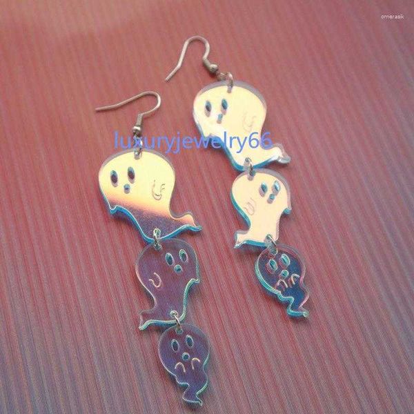 dangle earrings european creative cartoon ghost tassel long hyperbole acrylic skull laser earings for women halloween party accessories, Silver
dangle earrings european creative cartoon ghost tassel long hyperbole acrylic skull laser earings for women halloween party accessories, Silver