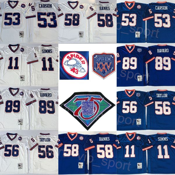 1986 xxv 1990 retro football 11 phil simms jerseys 43 spider 53 harry carson 58 carl banks 56 lawrence taylor 89 mark bavaro 75th anniversar, Black;red
1986 xxv 1990 retro football 11 phil simms jerseys 43 spider 53 harry carson 58 carl banks 56 lawrence taylor 89 mark bavaro 75th anniversar, Black;red