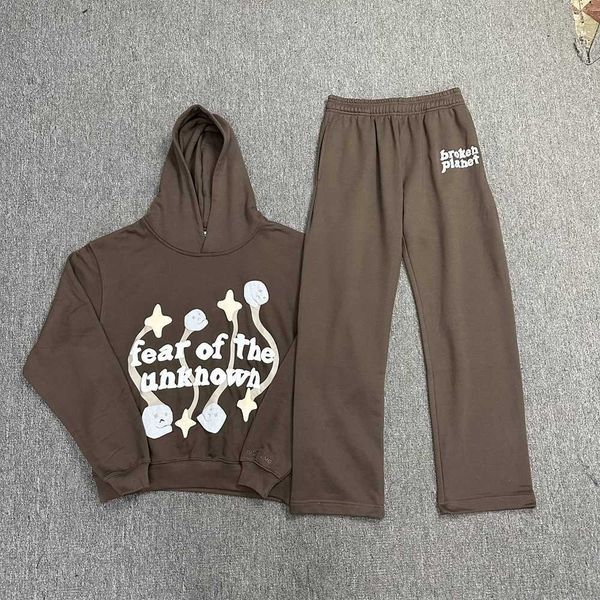 meichao brooken planet fun foam printing men's and women's hoodie casual straight trouser set, Black
meichao brooken planet fun foam printing men's and women's hoodie casual straight trouser set, Black
