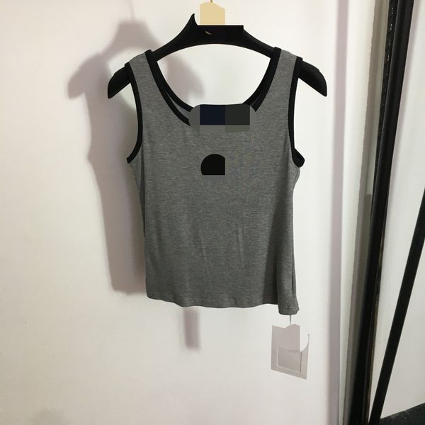 816 2023 autumn brand same style sweater sleeveless crew neck pullover white gray khaki blavk fashion womens clothes womens 20231790, White;black 
816 2023 autumn brand same style sweater sleeveless crew neck pullover white gray khaki blavk fashion womens clothes womens 20231790, White;black