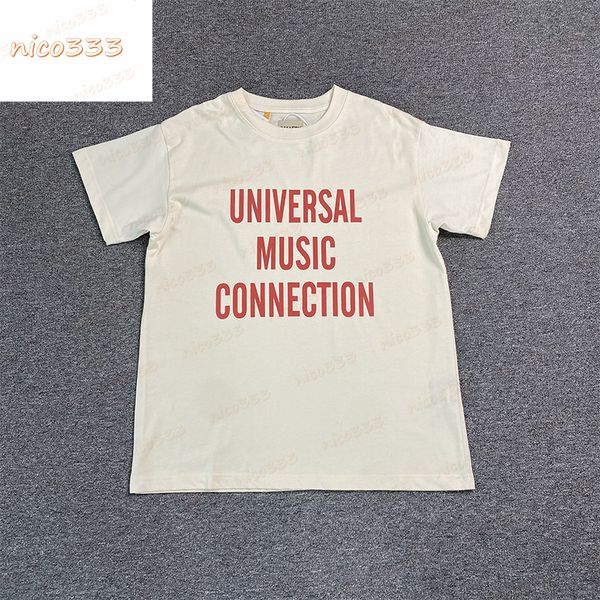 23ss new ga depts red slogan letters cotton round neck loose versatile men and women casual trend short sleeve, White;black
23ss new ga depts red slogan letters cotton round neck loose versatile men and women casual trend short sleeve, White;black