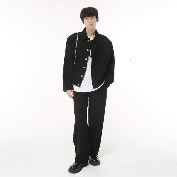 mens tracksuits syuhgfa men vintage sets korean style simple short jacket coat two piece straight baggy trouser with belt fashion streetwear, Gray
mens tracksuits syuhgfa men vintage sets korean style simple short jacket coat two piece straight baggy trouser with belt fashion streetwear, Gray