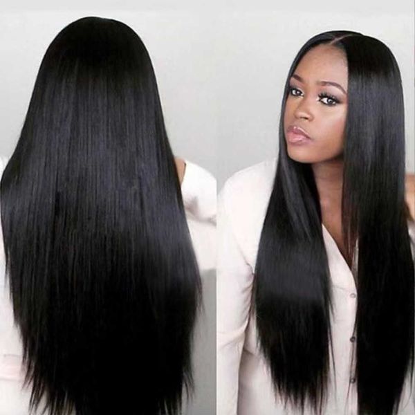 new hairpiece for women with medium length straight hair high temperature silk synthetic fiber hair wig head cover length 230816, Black
new hairpiece for women with medium length straight hair high temperature silk synthetic fiber hair wig head cover length 230816, Black