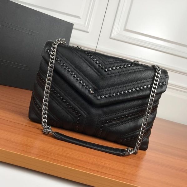 designer handbag shoulder bag luxury leather chain bag studded female underarm bag recommended by internet celebrity stars
designer handbag shoulder bag luxury leather chain bag studded female underarm bag recommended by internet celebrity stars