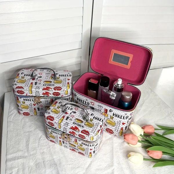 3pcs cosmetic printing makeup case, cosmetic bag with mirror, perfect toiletries storage bag for travel
3pcs cosmetic printing makeup case, cosmetic bag with mirror, perfect toiletries storage bag for travel