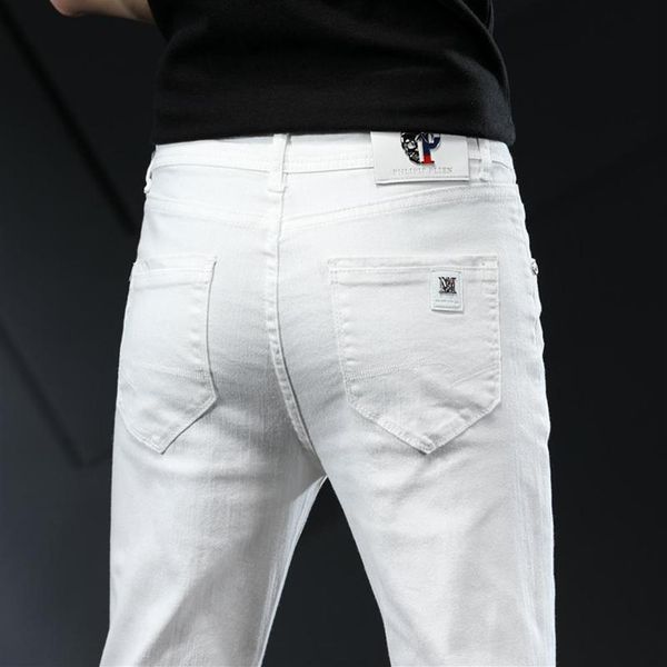 men stretch skinny jeans fashion casual slim fit denim trousers white pants male brand clothes business for chinos men's1835, Blue
men stretch skinny jeans fashion casual slim fit denim trousers white pants male brand clothes business for chinos men's1835, Blue