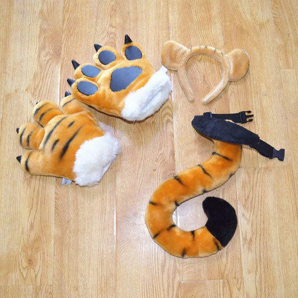 hair accessories hair ties accessories women ears tail kids costume headbands halloween 230816, Slivery;white