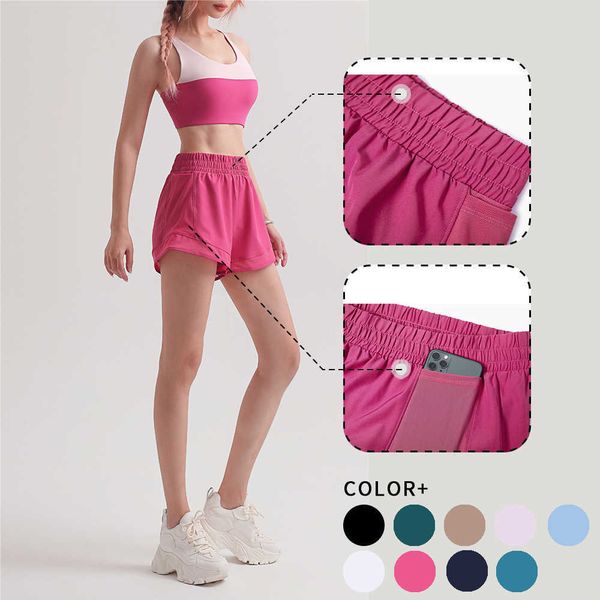 lulu 2-side pocket running shorts for fitness women mesh stitching sport push up gym yoga leggings sportswear workout cloth
lulu 2-side pocket running shorts for fitness women mesh stitching sport push up gym yoga leggings sportswear workout cloth