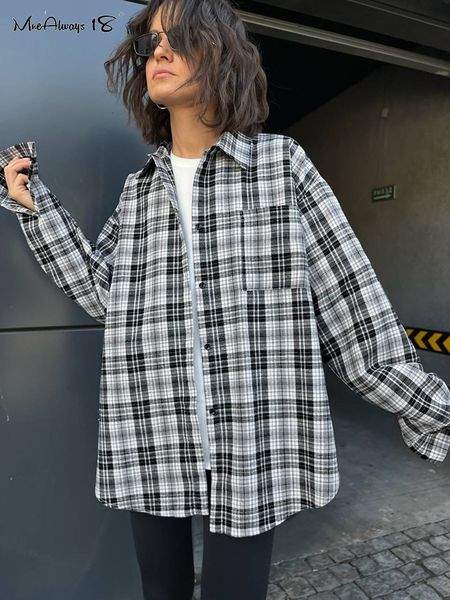 women's blouses shirts mnealways18 patchwork black and white plaid shirts women pocket gingham blouse casual loose long sleeve print s
women's blouses shirts mnealways18 patchwork black and white plaid shirts women pocket gingham blouse casual loose long sleeve print s