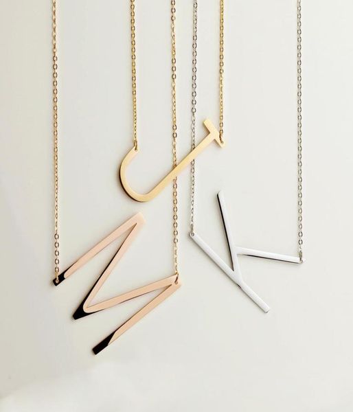fashion stainless steel letters pendant necklaces gold plated rose gold silver initials jewelry set for men and women5476859
fashion stainless steel letters pendant necklaces gold plated rose gold silver initials jewelry set for men and women5476859