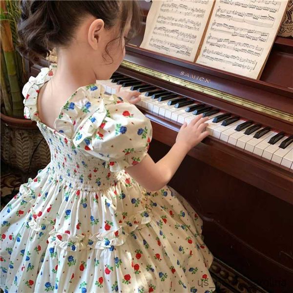girl's dresses girls middle length dress small and small children floral fashion principal dress 2023 summer new r230816, Red;yellow
girl's dresses girls middle length dress small and small children floral fashion principal dress 2023 summer new r230816, Red;yellow