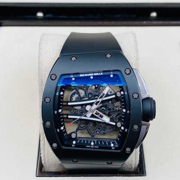 richardmille mechanical wristwatches rm series tourbillon wrist watch watches series manual 50.23x42.7mm rm61-01 black ceramic white track y
richardmille mechanical wristwatches rm series tourbillon wrist watch watches series manual 50.23x42.7mm rm61-01 black ceramic white track y