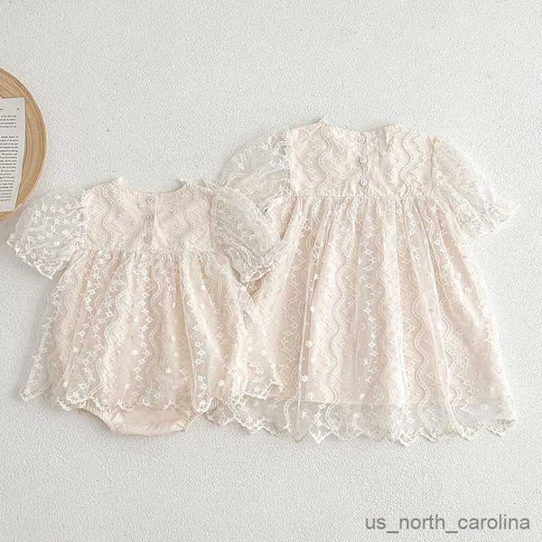 girl's dresses summer sister clothing kids princess dress short sleeved cotton mesh splicing embroidery baby girls romper girl party dr, Red;yellow
girl's dresses summer sister clothing kids princess dress short sleeved cotton mesh splicing embroidery baby girls romper girl party dr, Red;yellow