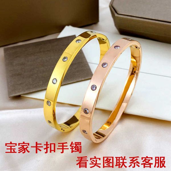 Fashion Bvlgr jewelry brand designer women's accessories Treasure Buckle Twelve Diamond Colorless Titanium Steel Bracelet light luxury Valentine's Day gifts
Fashion Bvlgr jewelry brand designer women's accessories Treasure Buckle Twelve Diamond Colorless Titanium Steel Bracelet light luxury Valentine's Day gifts