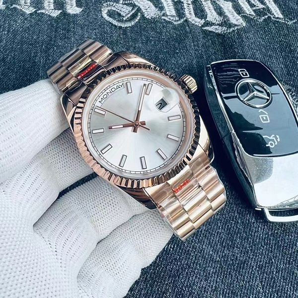 mens watch automatic mechanical watch 41mm36mm stainless steel sapphire glass watch designer waterproof watch high grade foldingpatek watch, Slivery;brown
mens watch automatic mechanical watch 41mm36mm stainless steel sapphire glass watch designer waterproof watch high grade foldingpatek watch, Slivery;brown