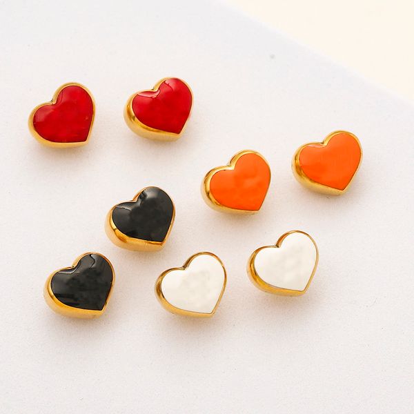 simple 18k gold plated heart stud earring luxury designers letters geometric famous women crystal rhinestone earring wedding party jewerlry, Golden;silver
simple 18k gold plated heart stud earring luxury designers letters geometric famous women crystal rhinestone earring wedding party jewerlry, Golden;silver