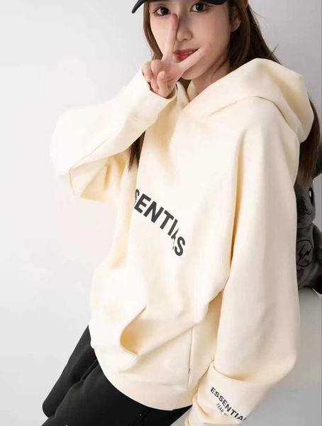 ess hoodie wear of god essentials fw20 loose velvet letter hooded sweater unisex, Black
ess hoodie wear of god essentials fw20 loose velvet letter hooded sweater unisex, Black