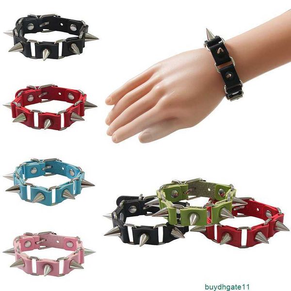 f4z7 bracelet bangle simple new style pointed rivet punk personalized accessories fashion leather wristband, Black
f4z7 bracelet bangle simple new style pointed rivet punk personalized accessories fashion leather wristband, Black