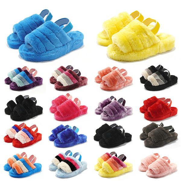 designer og fluff slippers sandal indoor winter warmth womens ladies furry platform red black white plush solid purple yellow pantoufles siz
designer og fluff slippers sandal indoor winter warmth womens ladies furry platform red black white plush solid purple yellow pantoufles siz