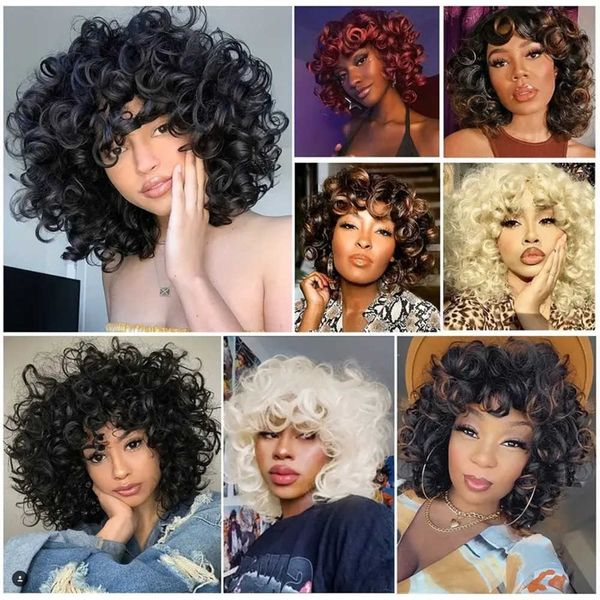 selling women's short curly hair explosive head black ball universal wig set small curly hair 230816
selling women's short curly hair explosive head black ball universal wig set small curly hair 230816
