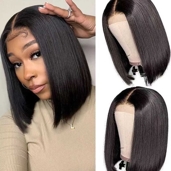 2024 new line lace wig short straight hair lace bobo head high temperature silk chemical fiber selling wig set 230816, Black
2024 new line lace wig short straight hair lace bobo head high temperature silk chemical fiber selling wig set 230816, Black