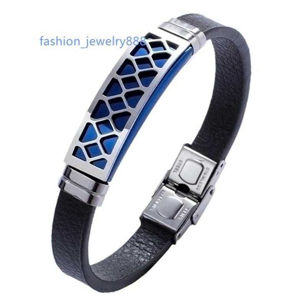cuff fashion leather bracelet stainless steel men's vintage magnet round personality gift jewelry ceo715, White
cuff fashion leather bracelet stainless steel men's vintage magnet round personality gift jewelry ceo715, White