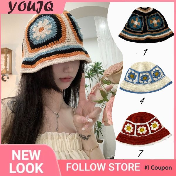 wide brim hats bucket hats y2k vintage korea handmade knitted crochet bucket hats for women summer beach cap flower hollow bob sombreros de, Blue;gray
wide brim hats bucket hats y2k vintage korea handmade knitted crochet bucket hats for women summer beach cap flower hollow bob sombreros de, Blue;gray